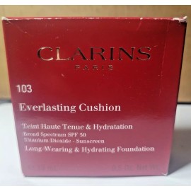 Clarins Everlasting Cushion Foundation SPF 50 Hydrating Foundation 103 IVORY