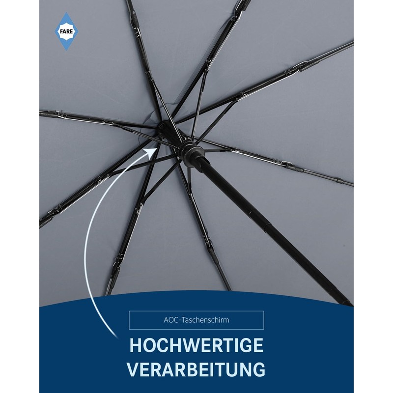 FARE Mini Pocket Umbrella - Premium Umbrella Opens Closes Automatic