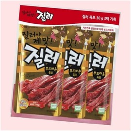 샘표 질러 부드러운 육포30g 3입 4508328 Sempio Jilleo Soft Jerky 30g 3-Pack 4508328