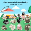 lilizzhoumax Sheep Plush Toy 13 cm / 5 inches, Sitting
