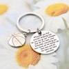 Lywjyb Birdgot Basketball Player Gift Basketball Lover Keychain Jewelry Inspirational