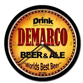 DEMARCO beer and ale cerveza wall clock