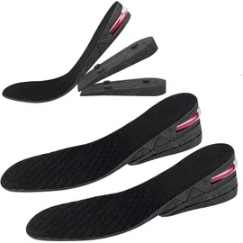Plantillas para Aumentar Altura Hombre y Mujer, Zapatos de Crecer Altura de Ajustable 3cm,5cm,7 cm,Plantilla para Ganar Altura de Transpirable,Plantilla para Altura Caballero 3 Capas Cortadas a Medida