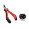 Baluue Hair Extension Plier Micro Rings Girls Hair Accessories Professional