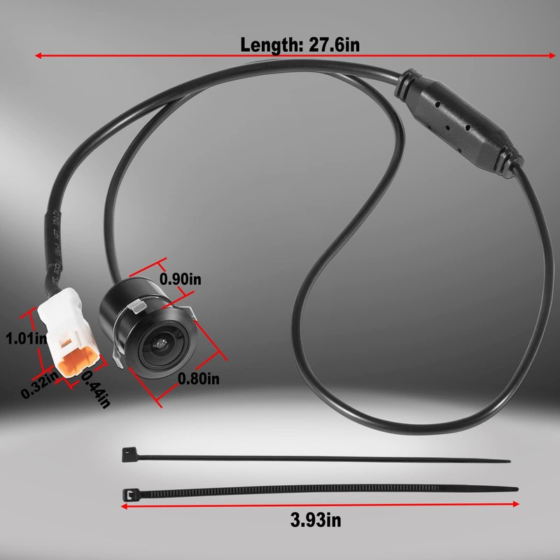 for Polaris RZR Ride Command HD Wide-Angle Waterproof Front Camera