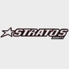 Stratos Boat Raised Decal 203902 | Black White Red Trailer
