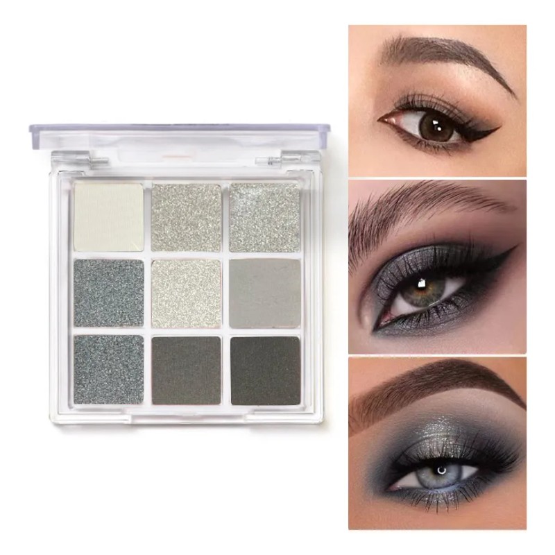 9 Sombras De Ojos Mate Ahumadas Resistentes Al Agua