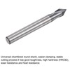 sourcing map AlTiSin Centre Drill Bit 6 mm 6 mm