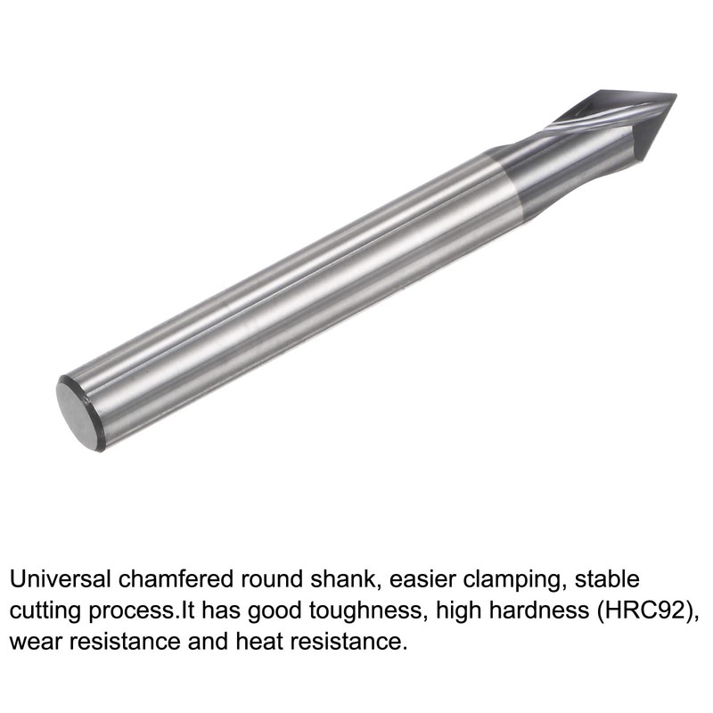 sourcing map AlTiSin Centre Drill Bit 6 mm 6 mm