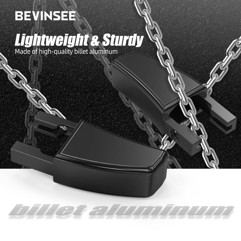 Bevinsee 2pcs Seat Release Lever Knob Latch Handle Left &