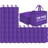 Windyun 200 Pcs Reusable Grocery Bags 12.6 x 11.8 x