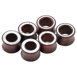 TBOSEN 3Pairs Sets Sandalwood Gauges Wood Tunnels Wooden Ear Plugs Earrings Body Jewelry Stretching Expanders 0g-1" in 8mm-25mm