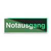 Operation AUSSTATTUNG24 1000030 Emergency Exit Sign Emergency Characters (Additional) Exit
