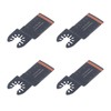 20PCS Oscillating Tool Blades 1‑3/8 Inch 34mm Multifunctional Straight Blade