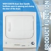 KUAFU WE01X30378 Dryer Door Handle Compatible with GE Dryer Replacement