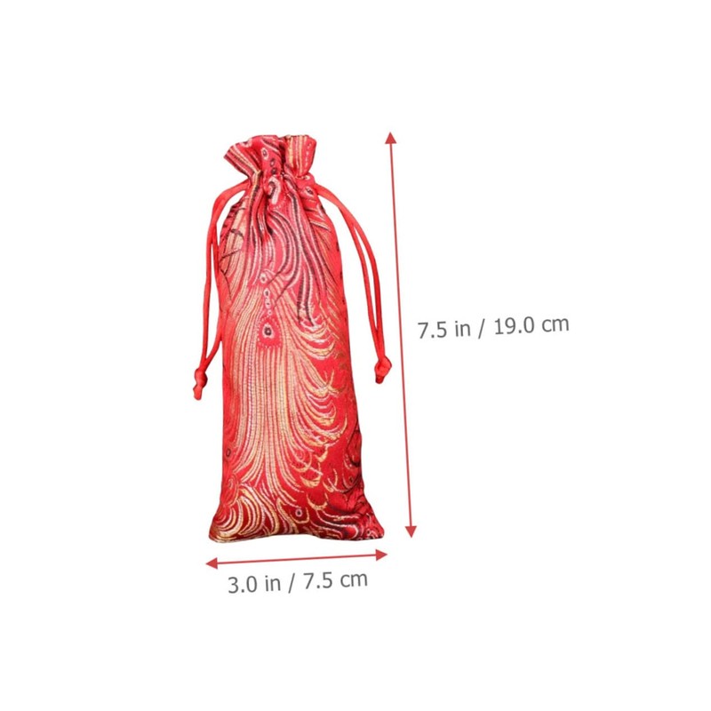 Healeved 8pcs Drawstring Storage Bags Multi Purpose Jewelry Pouches for