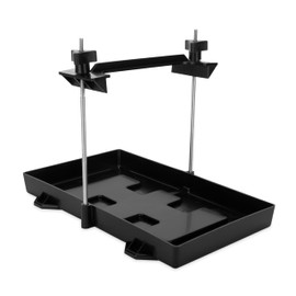 Camco RV Large Battery Hold-Down Tray - Holds Automotive, RV, and Marine Batteries to Stop Movement During Transportation (55404)