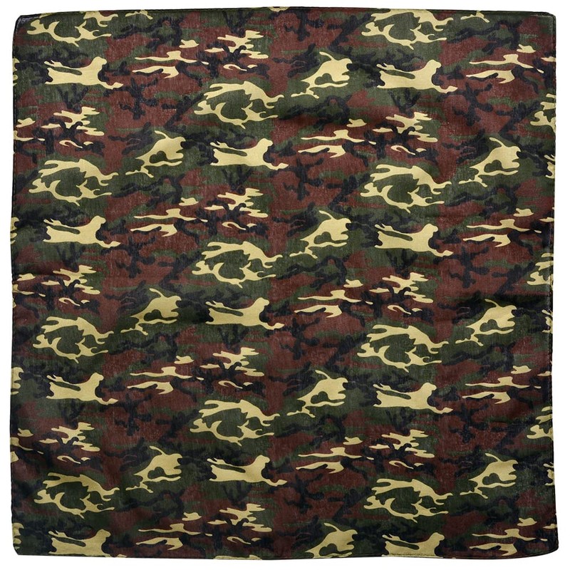 Miobo Bandana, Head & Neckerchiefs, 100% Cotton, One Size 55