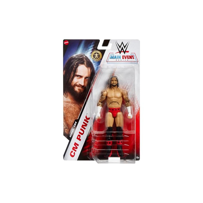 CM Punk WWE Main Event 154 Toy Wrestling Figure
