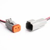 Deutsch 2,3,4,6,8,12 Pin Electrical Wire Connector Plugs With Cable DT02