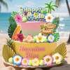 Decoración hawaiana para tartas