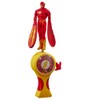 BANDAI Flying Heroes Flying Toy with its Launcher, DC Flash,