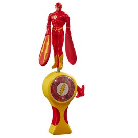 BANDAI Flying Heroes Flying Toy with its Launcher, DC Flash, Multi-Colour CO07990