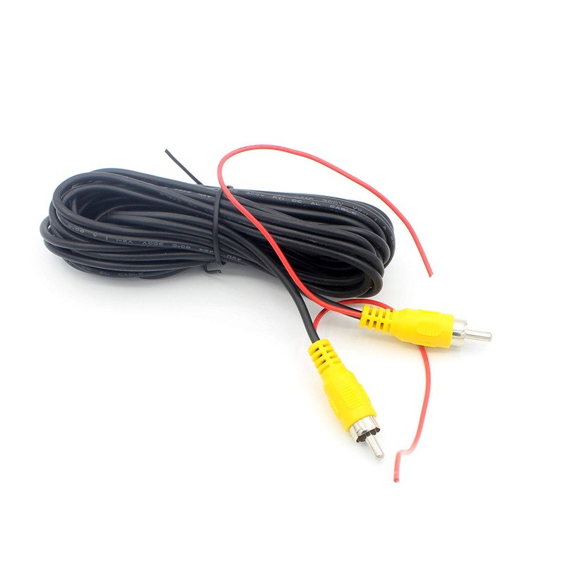 LoongGate Car Backup Camera RCA Video Cable - Reverse Rear