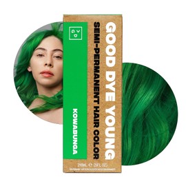 Good Dye Young Tinte para El Cabello Semipermanente, Vegano y Libre de Crueldad, Durar Hasta 24 Lavados, Color de Cabello Acondicionador No Dañante (5Fl Oz, Kowabunga)
