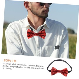 GALPADA Pajarita Para Hombre Ajustable Con Brillo Pajaritas De Esmoquin Formales Para Banquetes Y Fiestas Moño Preatado 4.72X2.75In