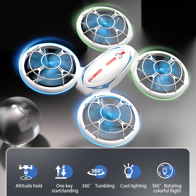 2.4G Drone Remote Control Aircraft LED Light Quadcopter 360 Degree