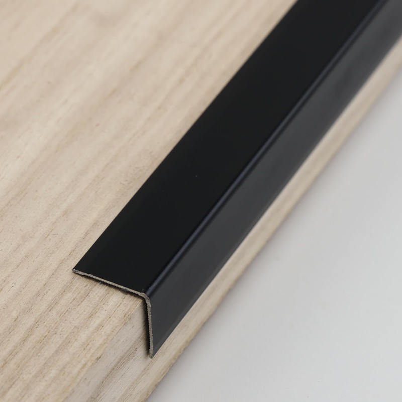 Coengwui Aluminum Corner Guards, Peel and Stick L-Shaped Molding Trim