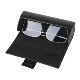 Extra Large Hard Shell Sunglasses Case, Oversized Sun Glasses Storage Organizer Compatible with QUAY FULL GLAM SET LIST HIGH KEY GUCC1 GG0713S GG0418S (XXL/Glossy Black)