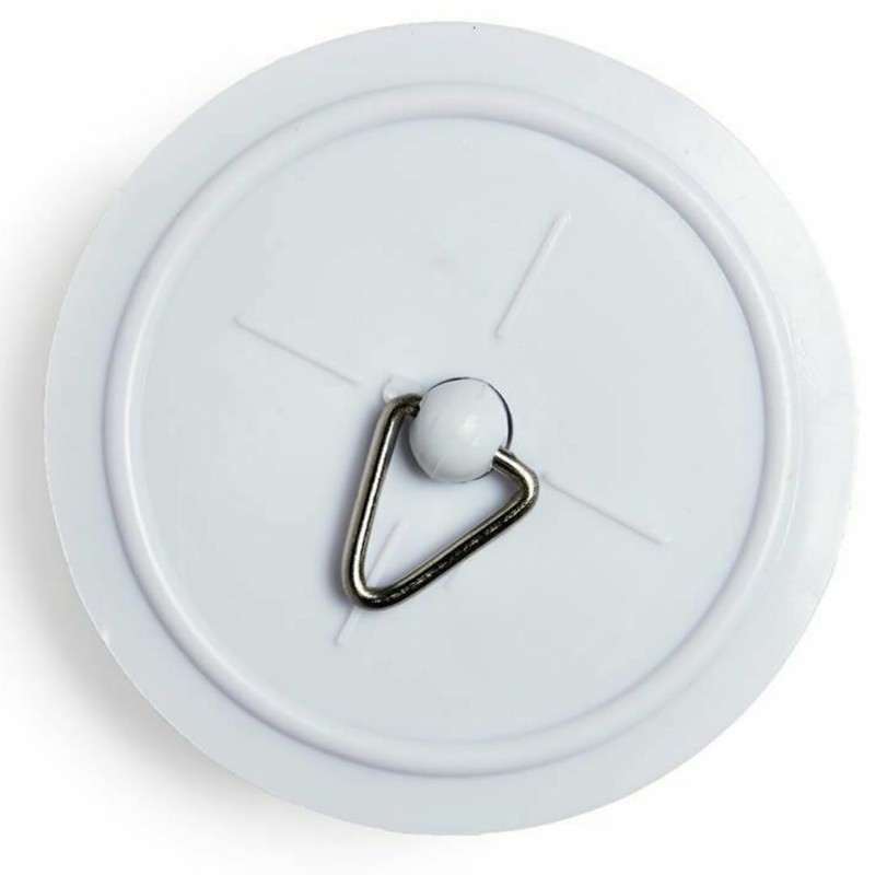 Citystores® 45mm White Bath Plug, 1-3/4" (45mm) Universal Fit for