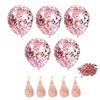 Rose Gold 42 Foil Balloons 40" Jumbo Foil Balloons Confetti
