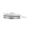 ABOOFAN 6pcs Stainless Steel Jar Sprout Lids Mesh Screen for