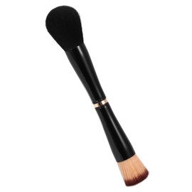 Beavorty Dual Ended Foundation Brush Makeup Tool for Precision Application Ergonomic Handle for Easy Control for Travel and Versatile Makeup Needs