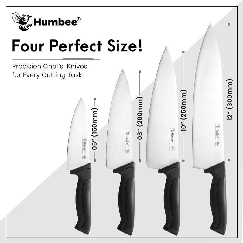 Humbee 8-Inch Chef Knife, NSF Certified Razor-Sharp High Carbon Stainless