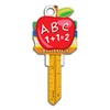 Lucky Line Key Shapes, TEACHER, House Key Blank, KW1/11, 1