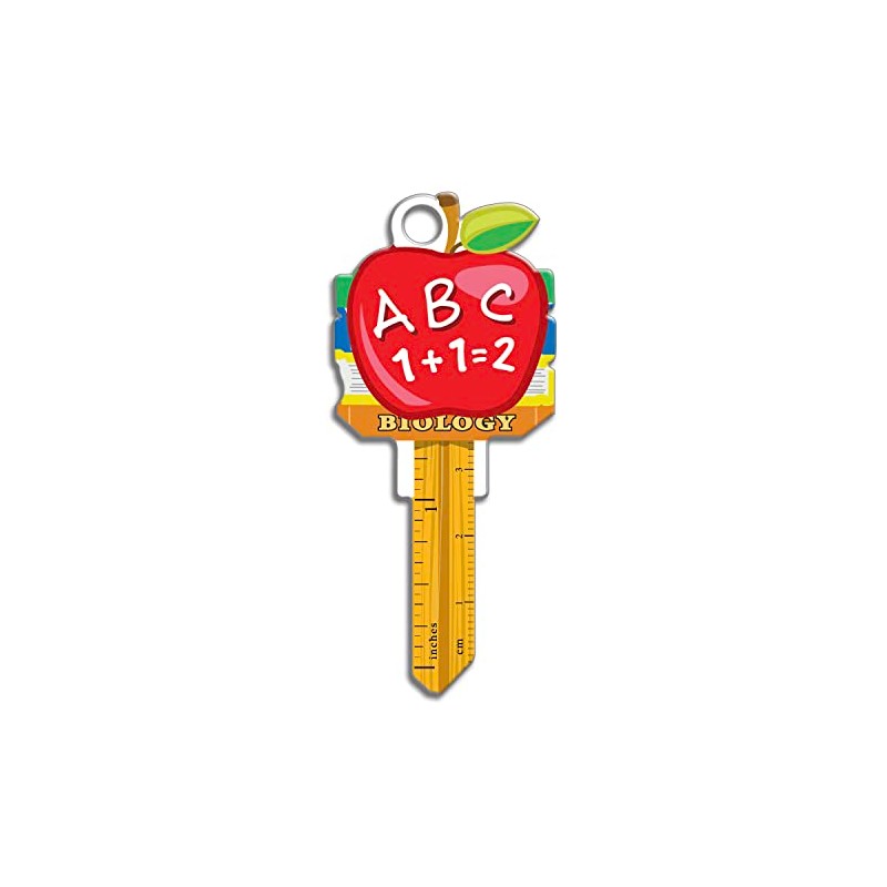 Lucky Line Key Shapes, TEACHER, House Key Blank, KW1/11, 1