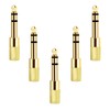 Valefod [Updated Version 5-Pack Stereo Audio Adapter 6.35mm (1/4 inch)