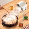 SUIOPPYUW 3-Speed Desktop Portable Kitchen Exhaust Fan Kitchen Hood Range