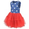Unique Baby Vestido patriótico tutú para niñas del 4 de