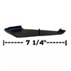TECHVALET Slide Out Cap Trim Corner Piece Exterior Facia Black