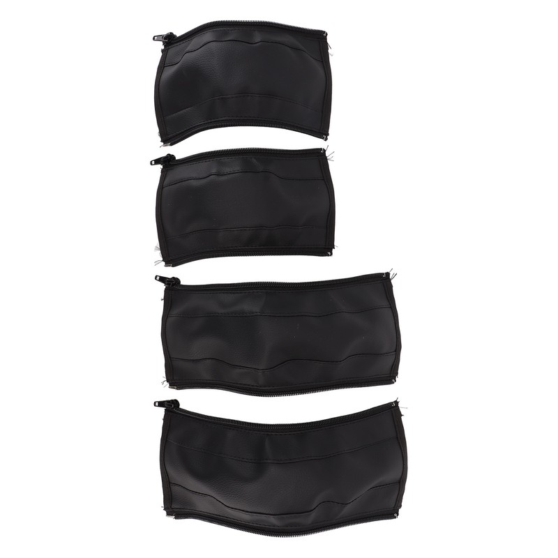 4pcs Stroller Handlebar Cover Waterproof Sweat Absorbing Strong Grip PU
