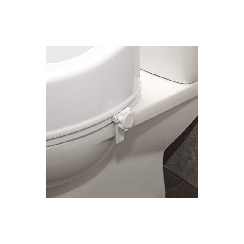 Aidapt Aidapt Raised Toilet Seat with Elevation, Sturdy Comfortable Construction,