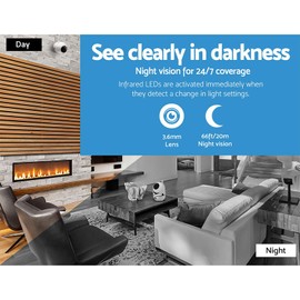 UL-TECH Full HD 1080P WiFi Camera Home Security Wireless IP Camera Surveillance Camera System Pet/Baby Monitor with 10m Night Vision Two-Way Audio Remote Vision Motion Detection Alerts