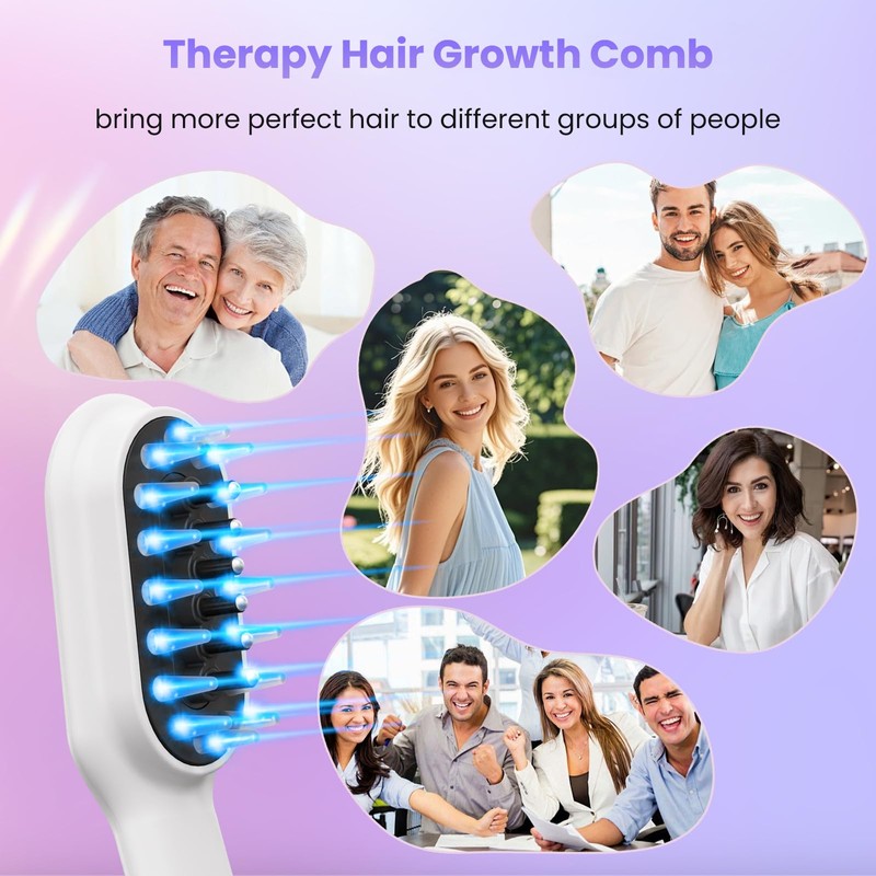 Laser Therapy Hair Growth Comb, Model: Lasercomb-001