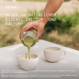 Kruut Home Superfoods Organic 70 g - Wild Herb Powder with Potassium, Iron, Calcium from Nettle, Dandelion, Gouty - Raw Food Nutrients Proteins