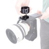 NICEYRIG Camera Handle Grip Wheel Chute Clamp Handgrip with 3/8"-16